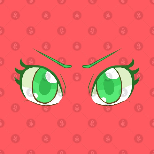 Anime Eyes Green by Miss_Akane