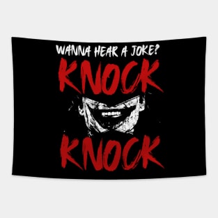 Knock Knock Joker Tapestry