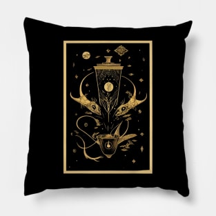 Iced Coffee Tarot Pillow