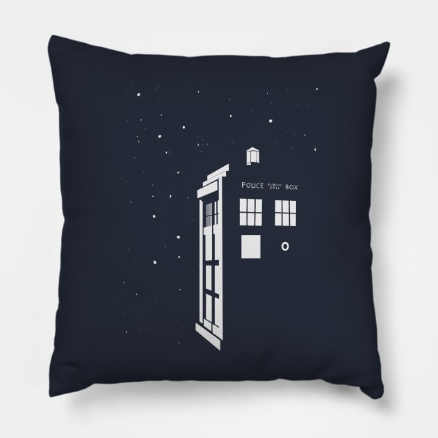 TARDIS Pillow by FalconArt