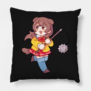 flail mace korone Pillow