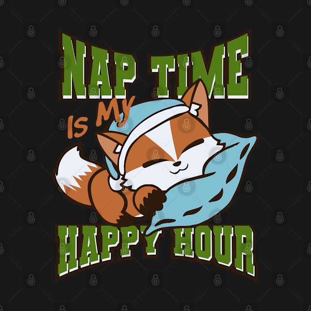 Nap Time Is My Happy Hour - Sleeping Cat by A-Buddies