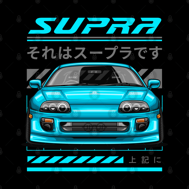 Supra MK4 JDM Legends (ocean blue) by Jiooji Project