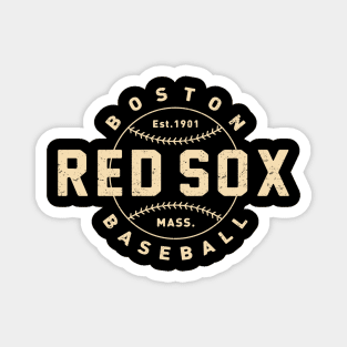 Vintage Boston Red Sox 3 by Buck Tee Originals Magnet