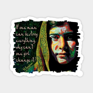 Malala Quote Magnet