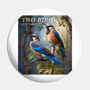 Two Birds, One Love Pin