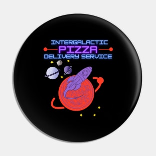 Intergalactic Pizza Delivery Stars Galaxie Pin