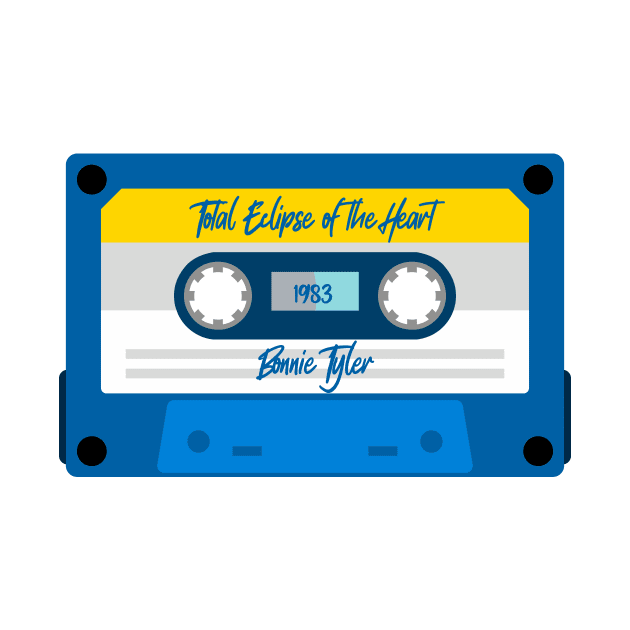 Bonnie Tyler Classic Blue Cassette by PowelCastStudio