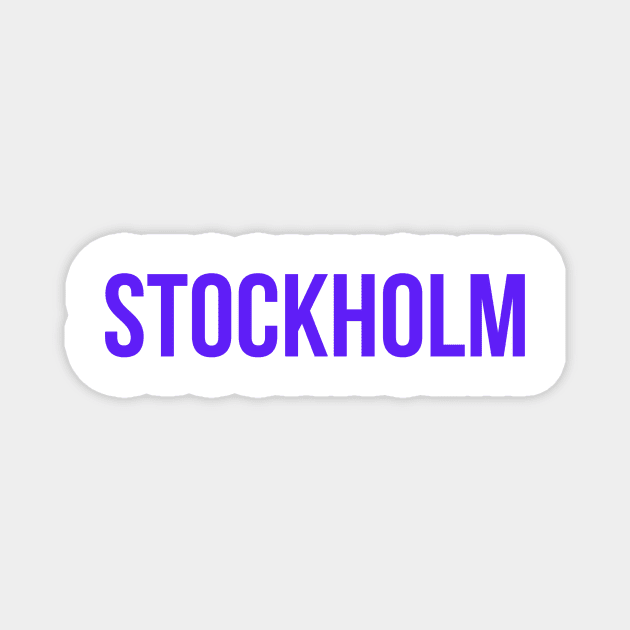 STOCKHOLM Magnet by mivpiv