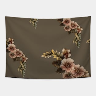 Rustic Flower Tapestry