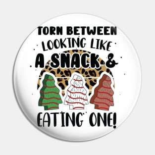 Torn Between Looking Like A Snack And Eating One Santa Christmas Cakes - Vintage Leopard Christmas Tree Cakes Pin