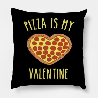 Pizza Is My Valentine - Pizza Heart Pillow