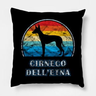 Cirneco dell'Etna Vintage Design Dog Pillow