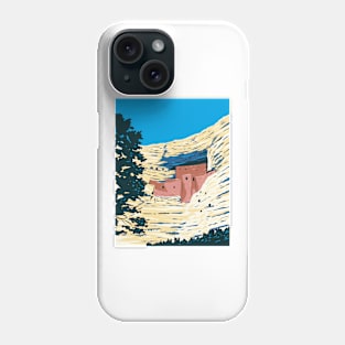 Pre-Columbian Dwellings in Montezuma Castle National Monument in Camp Verde Arizona WPA Poster Art Phone Case