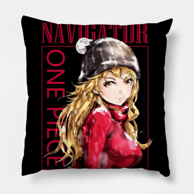 Nami One Piece Fashion Winter Pillow by KDungUniversal