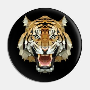 tigers lowpoly art Pin