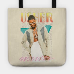 Usher Retro Aesthetic Fan Art Tote