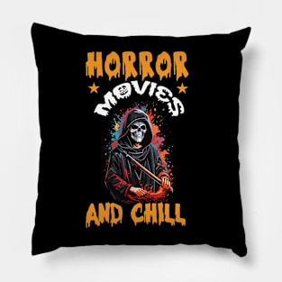 Halloween Horror Movies And Chill Pillow