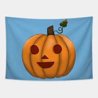 Pumpkin head Tapestry