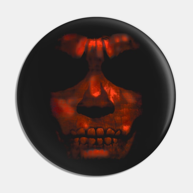 Grunge Skull Pin by Arcuedes