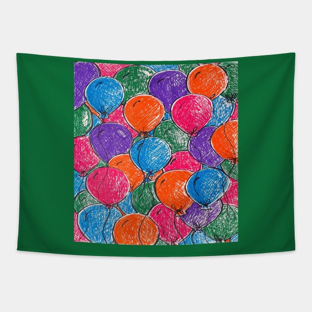 Ballons Tapestry by Sil Carvalho