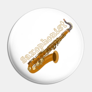 Saxophonist Pin