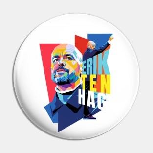 Erik Ten Hag Pop Art Pin