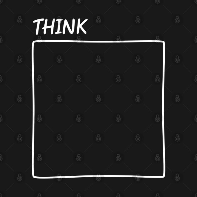 Think Outside The Box New Perspective by alltheprints