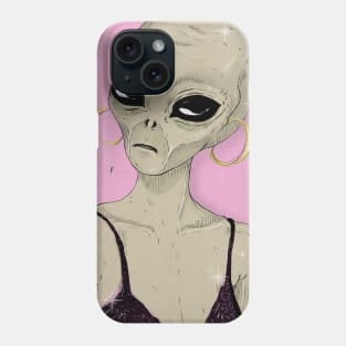 Alien smoking Phone Case