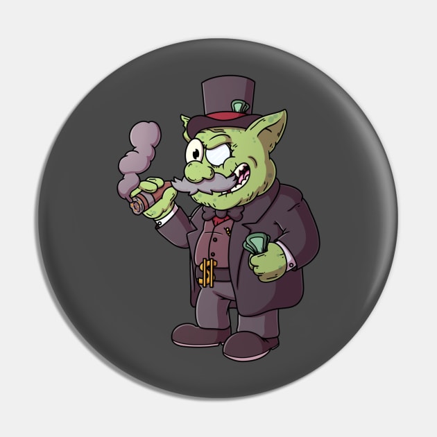 Rich Orc Pin by TheMaskedTooner