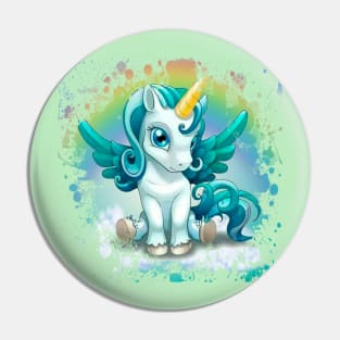 unicorn under the rainbow Pin