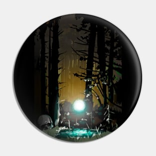 WISPWISP dark forest with will o the wisp foxfire skull trees swamp Pin