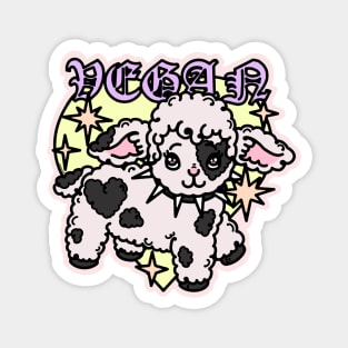 VEGAN cute lamb Magnet