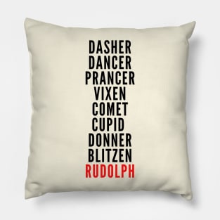 Rudolph's Reindeer Games Pillow