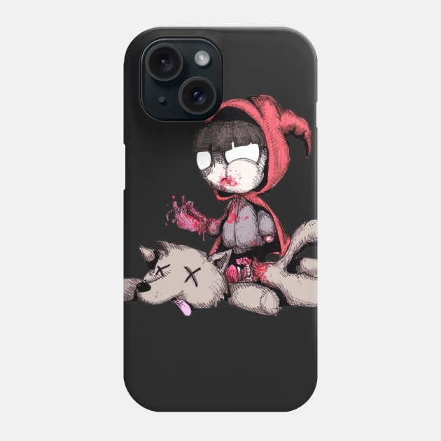 Bad Bitch Red Phone Case by LVBart