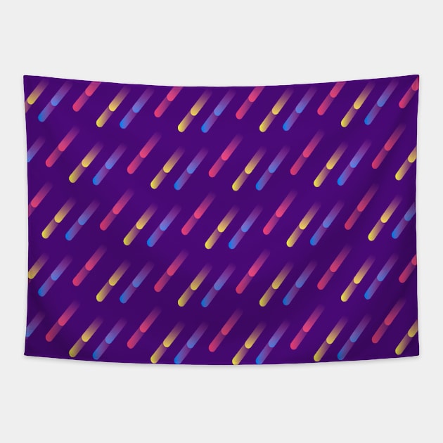 Falling comets abstract Tapestry by EvgeniiV