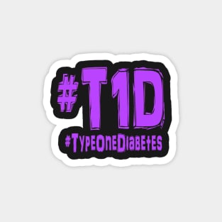 #T1D Purple Magnet