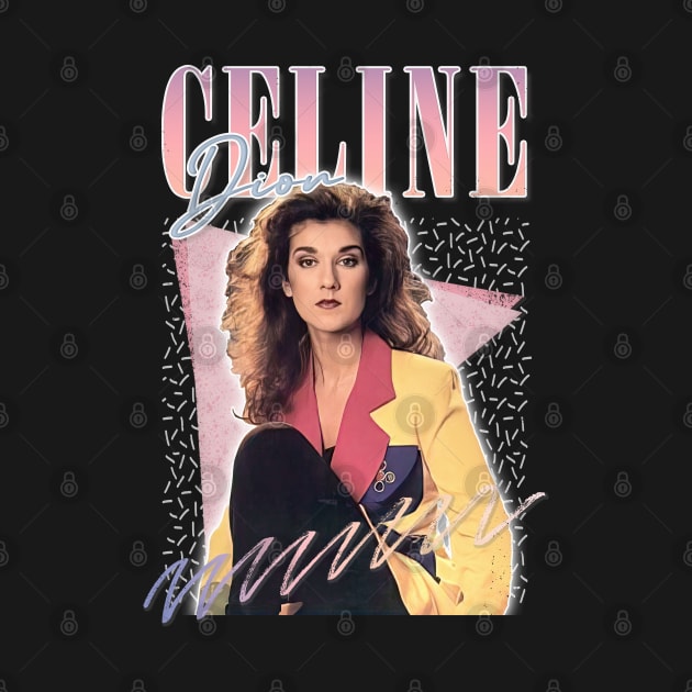 Celine Dion - 80s Aesthetic Fan Art Design by DankFutura