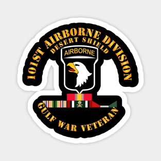 101st Airborne Division - Desert Shield w Svc Magnet