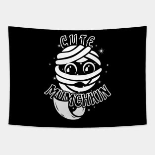 Cute Munchkin Mummy (The Mumchkin) (plain colour) Tapestry