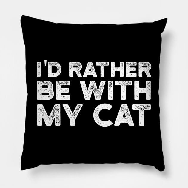 Cats merry christmas Pillow by Gaming champion