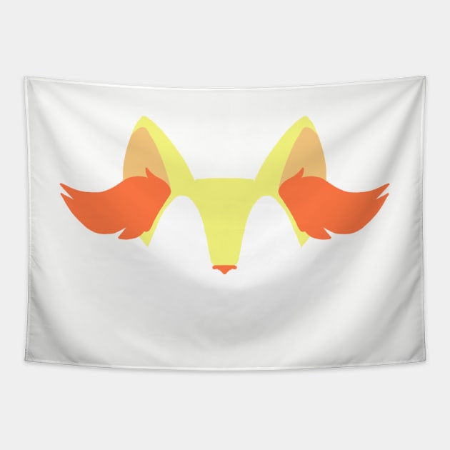 Fire Fox (fennec) Tapestry by WillowTheCat-