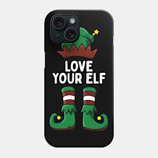 Self Improvement Quote Christmas Funny Elf Pun Motivational Phone Case