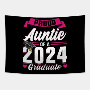 Proud Auntie Of A 2024 Graduate Senior Graduation Tapestry