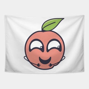 Kawaii Peach Tapestry