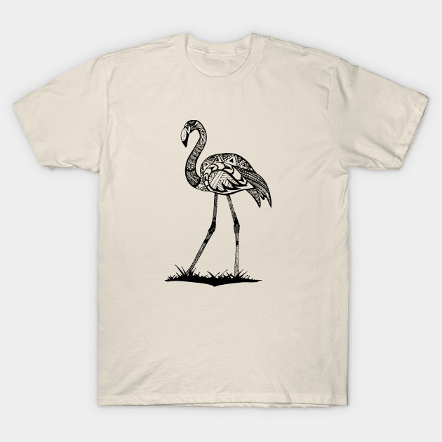 The Flamingo Sharpie Art Animals T Shirt Teepublic