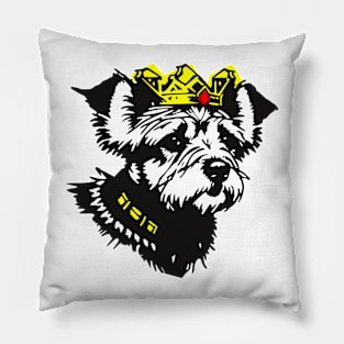 King Schnauzer Pillow