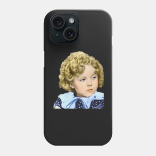 Shirley Temple Blue Phone Case