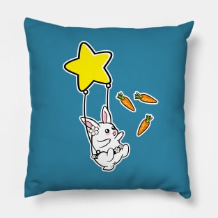 Funny Bunny on a Swing Pillow