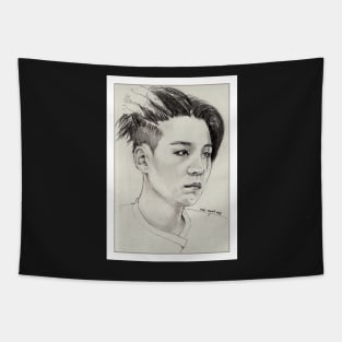 Yoongi Daechwita Hair Prep Tapestry